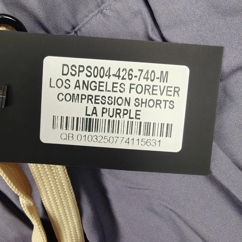 Darc Sport‎ Los Angeles Forever Compression Shorts Mens Medium Purple Lined New